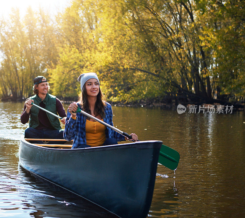 Paddling the day away